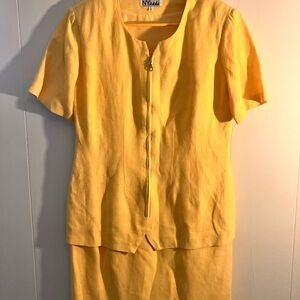 Yellow vintage dress